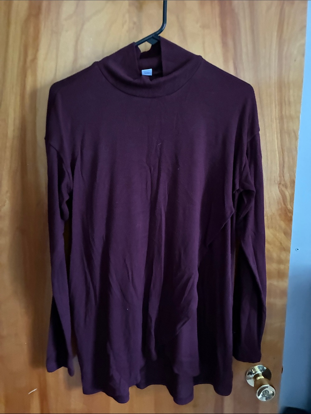 Maroon maternity/nursing sweater